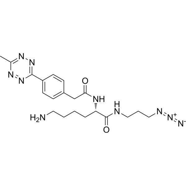 Azido-methyltetrazine di-arm linker 2861998-16-3